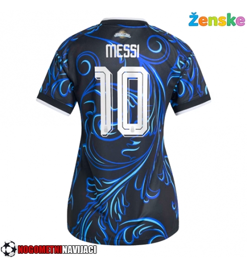 Ženske Nogometnih dresov Argentina Lionel Messi #10 Gostujoči SP 2026 Kratki rokavi Ženske Nogometnih dresov Argentina Lionel Messi #10 Gostujoči SP 2026 Kratki rokavi